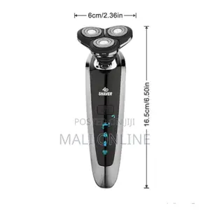 Kezu Kz-9911 Electric Rotary Shaver For Men Rechargeable Beard Razor