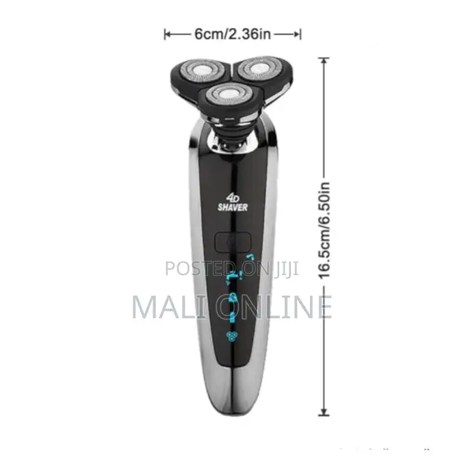 Kezu Kz-9911 Electric Rotary Shaver For Men Rechargeable Beard Razor
