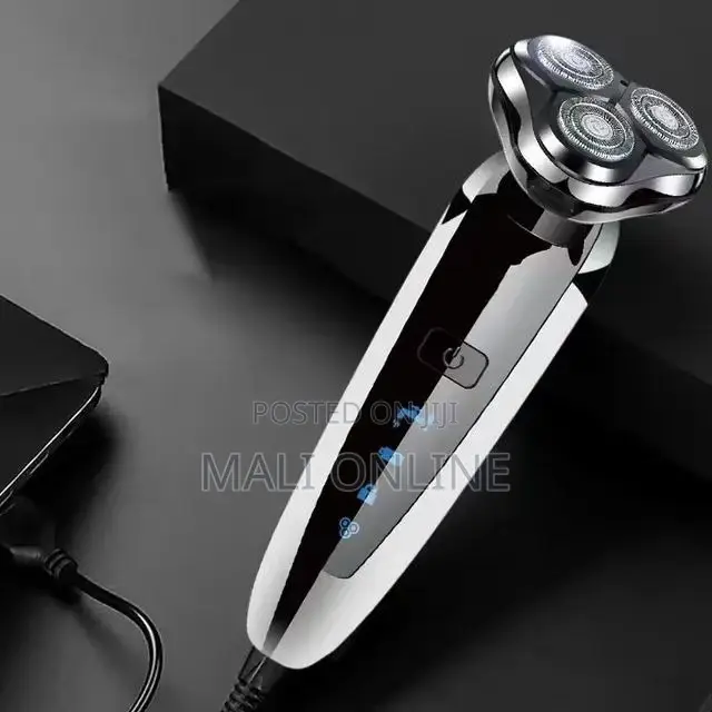 Kezu Kz-9911 Electric Rotary Shaver For Men Rechargeable Beard Razor