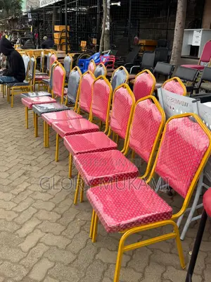 Red Polythene Church Conference Chairs