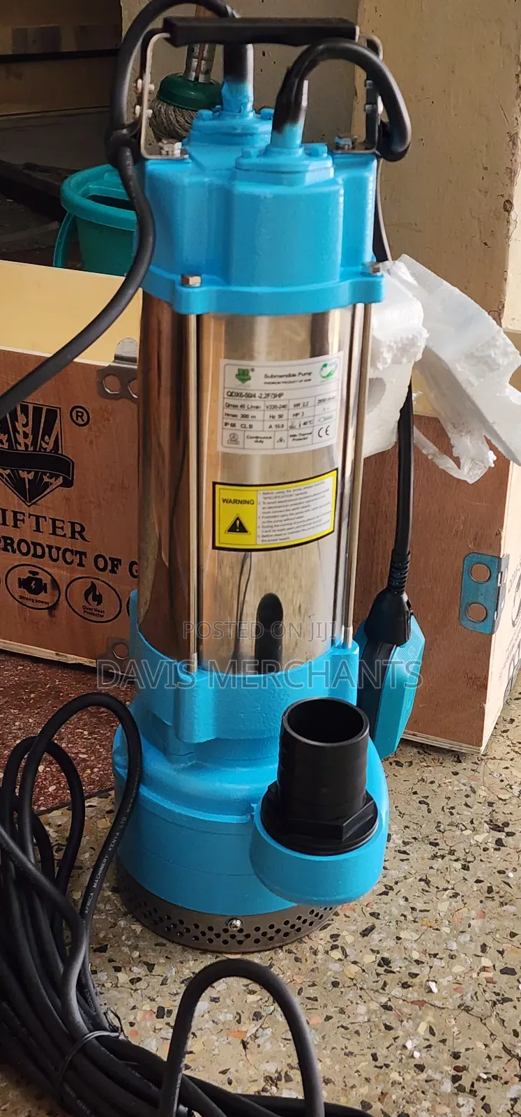 1hp Submersible Pump With High Flow Rate
