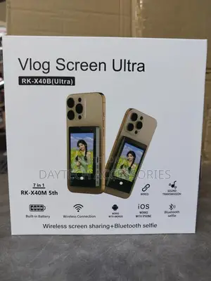 iPhone Selfie Monitor Screen for iPhone Rear Camera Vlog Live Video