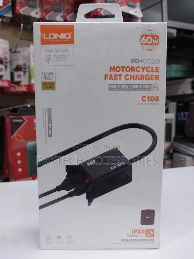 Ldnio C108 Motorcycle Fast Charger. - main view