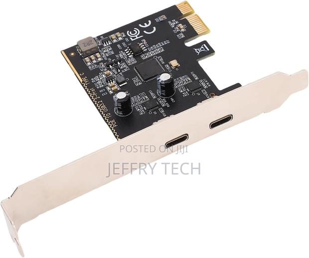 Dual Usb C Pcie Expansion Card High Speed Type C Adapter - main view