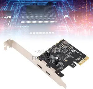 Dual Usb C Pcie Expansion Card High Speed Type C Adapter