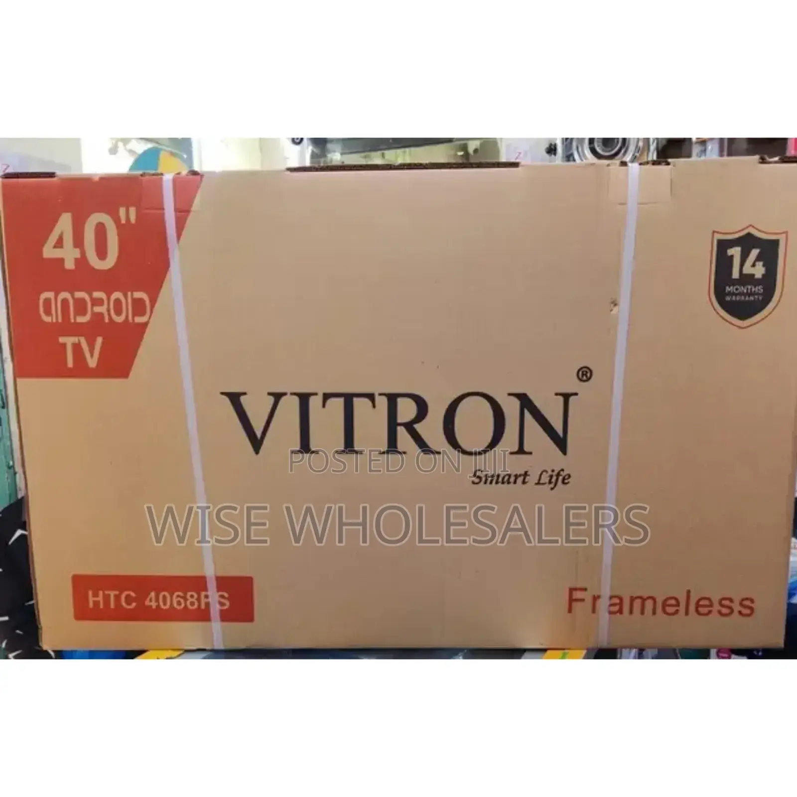 Vitron 40 Smart Android Tv Frameless  With Bluetooth ....