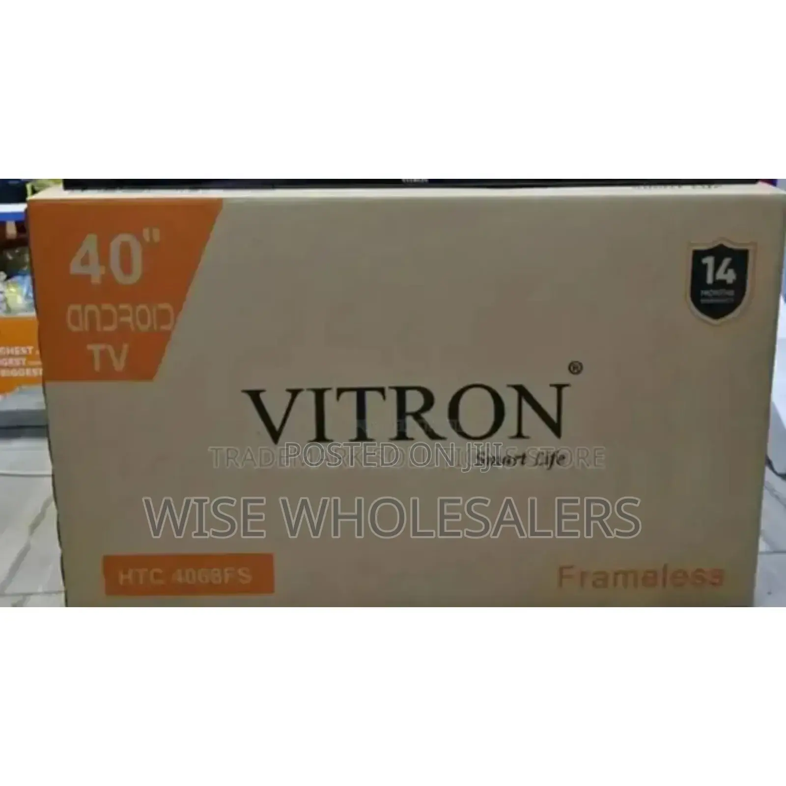 Vitron 40 Smart Android Tv Frameless  With Bluetooth ****