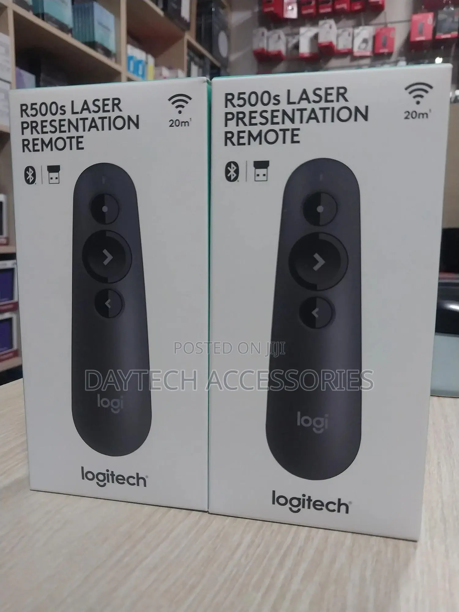 Logitech R500s Laser Presentation Remote - Graphite -
