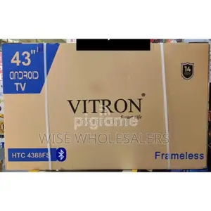 Vitron 43′′  Frameless Smart Android – Bluetooth Enabled **