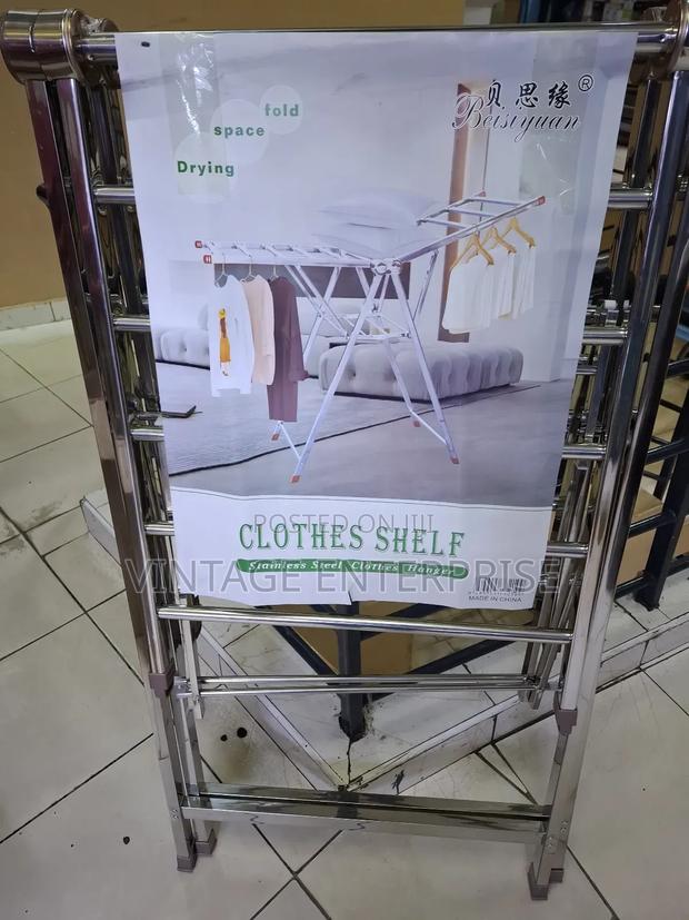 Fold Space Drying Clothes Shelf - thumbnail 2