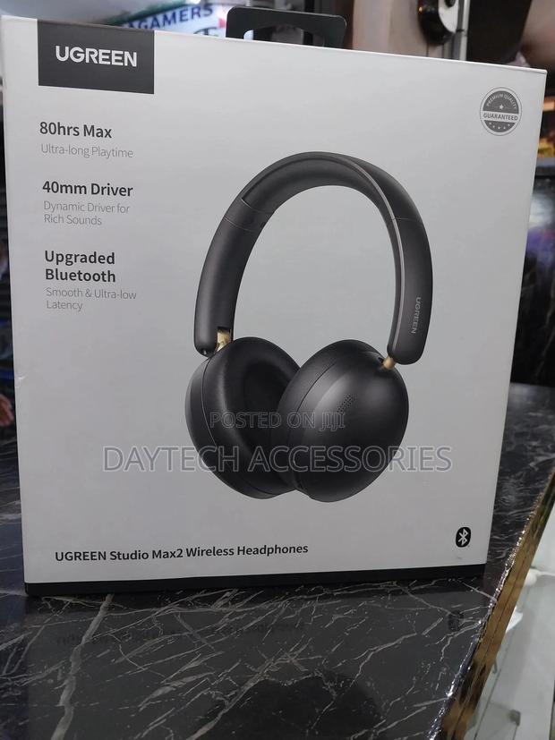 Ugreen Studio Max2 Wireless Over Ear Headset Black – Hp205-45018 - thumbnail 2
