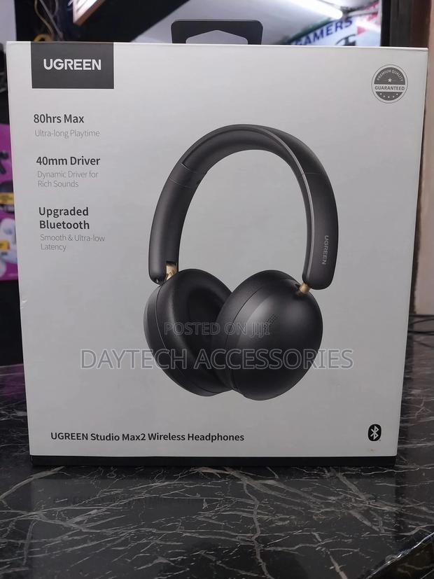 Ugreen Studio Max2 Wireless Over Ear Headset Black – Hp205-45018 - main view