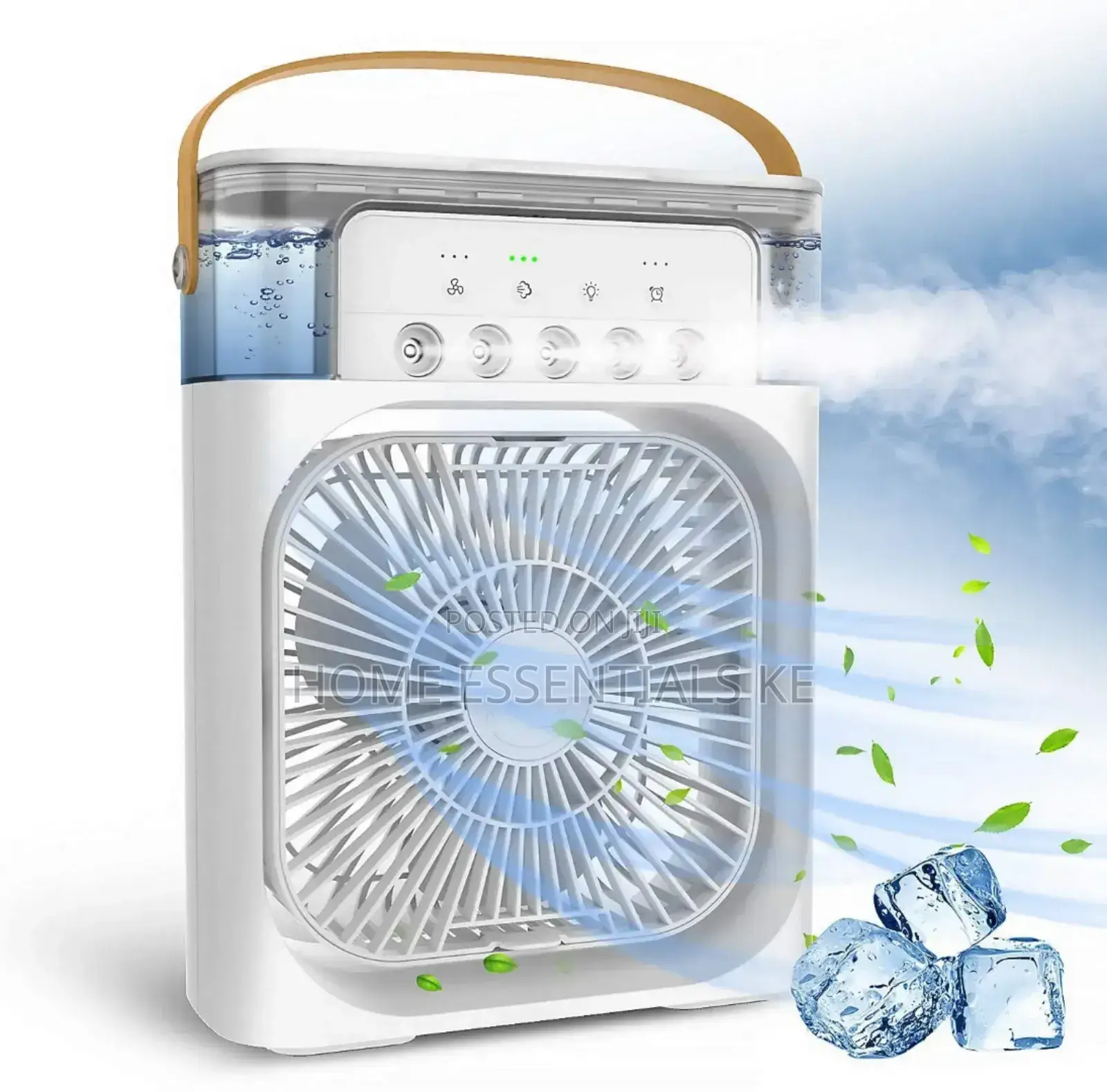 Rechargable Portable Air Cooler Humidifier /Diffuser With a Fan