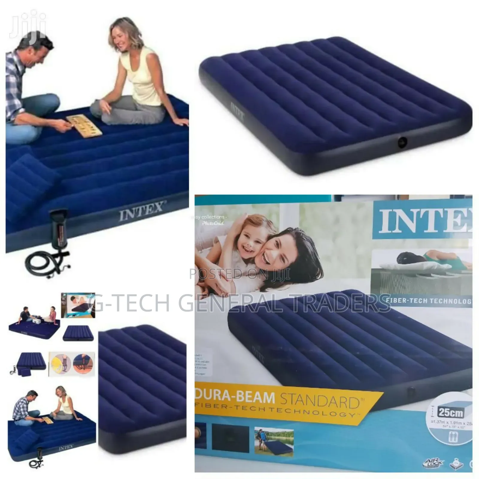 Generic Inflatable Mattress 2.5ft by 6ft With Free Pump