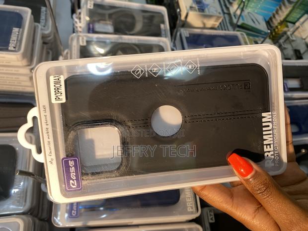 Loka Leather Back Case iPhone 13 Pro Max With Logocut - thumbnail 3