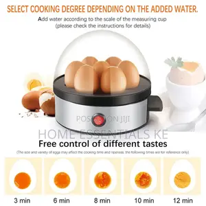 *Multifunctional Single Mini Electric Egg Boiler/Steamer