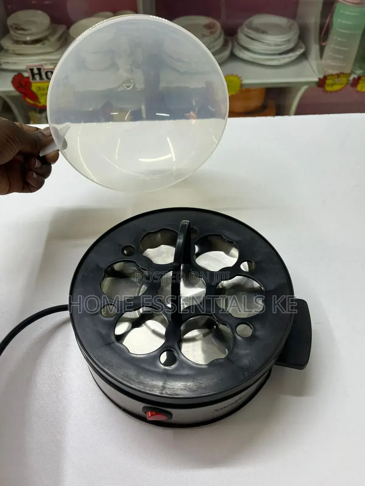 *Multifunctional Single Mini Electric Egg Boiler/Steamer