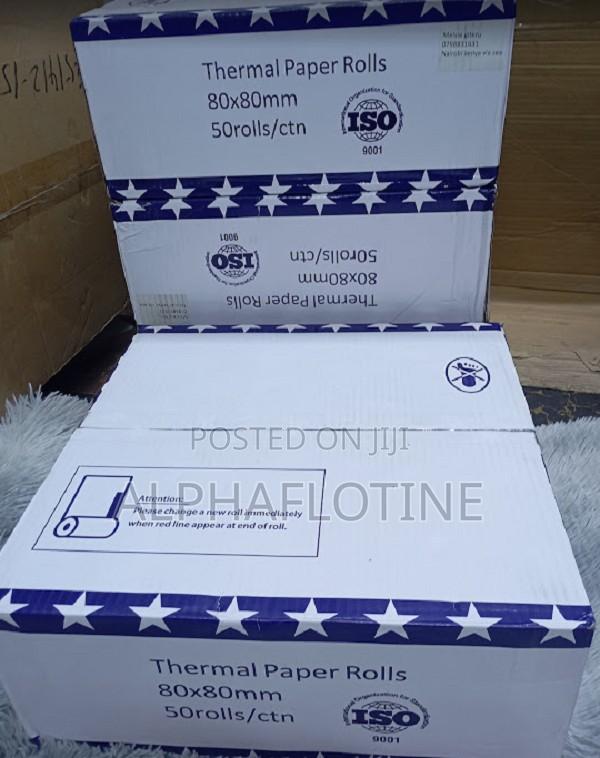Thermalstar 80mm Thermal Rolls for Pos Receipts and Invoice Generation - main view