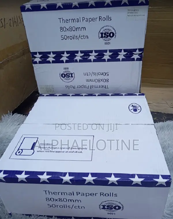 Thermalstar 80mm Thermal Rolls for Pos Receipts and Invoice Generation