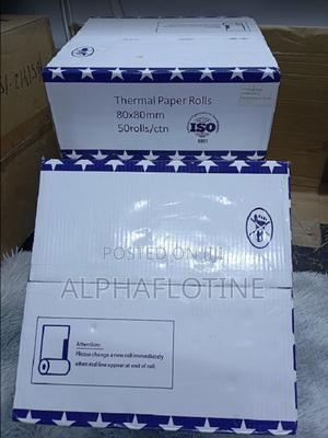 50 PCS Thermal Printer Rolls 80mm by 80mm Size - thumbnail 2