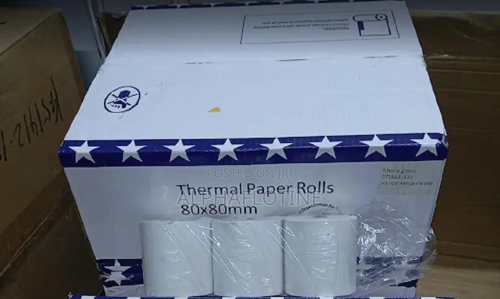 (White)Thermal Paper Roll 80mm X 80mm