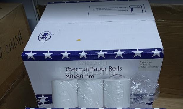 (White)Thermal Paper Roll 80mm X 80mm - main view