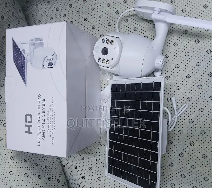 4g Smart Ubox Outdoor Wireless Camera -( Security CCTV Solar Camera).