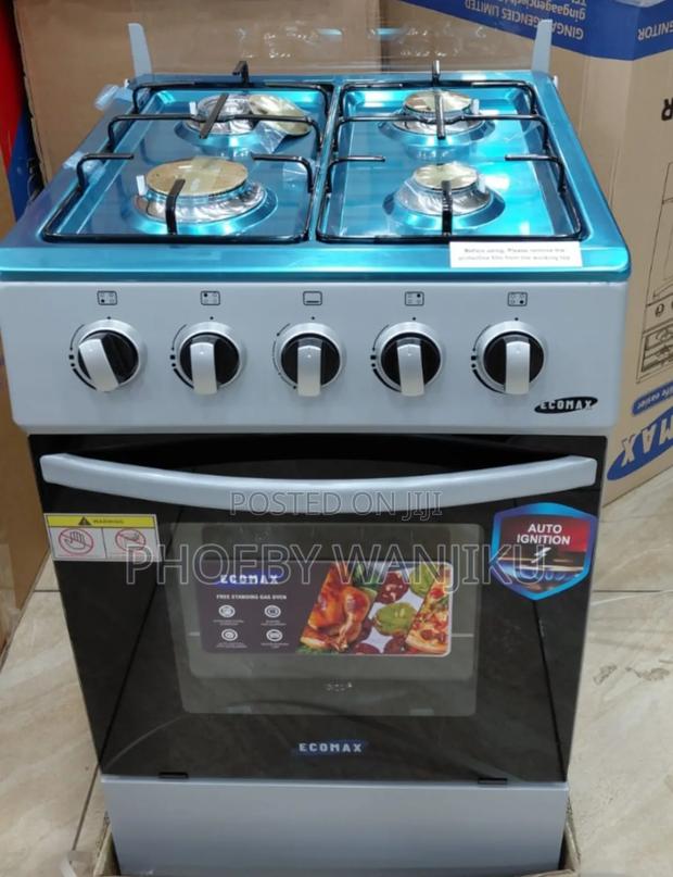 Black Ecomax Full Gas Cooker - main view