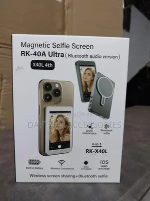Rk-X40f Ultra Phone Selfie Monitor Screen for iPhone Rear Camera Vlog