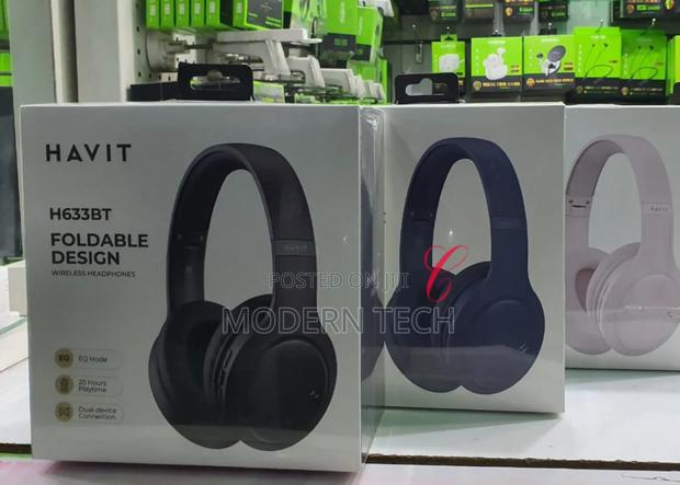 Havit H633bt Foldable Powerful Bass RGB Bluetooth Wireless Headsets