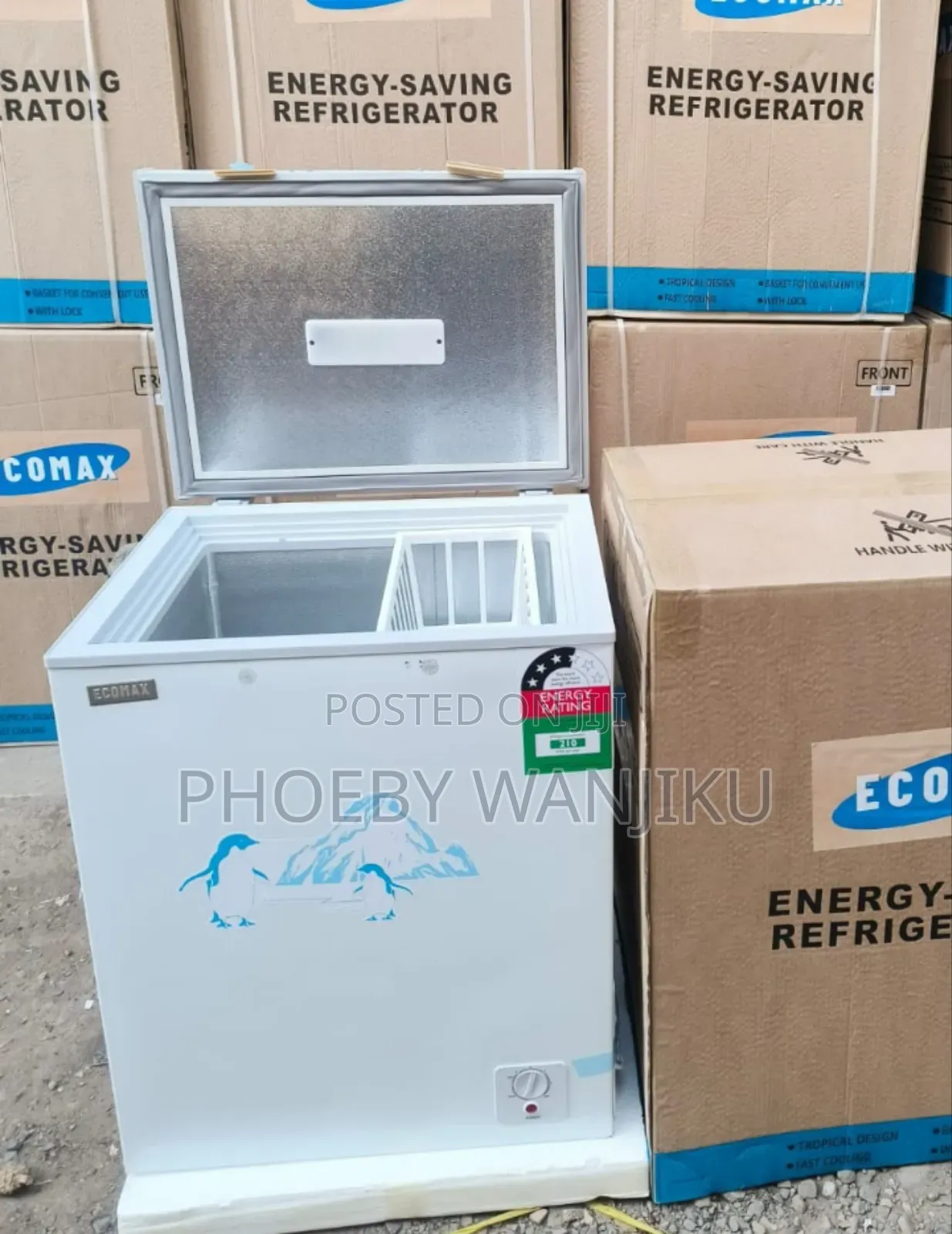 Ecomax Deep Freezer 119litres