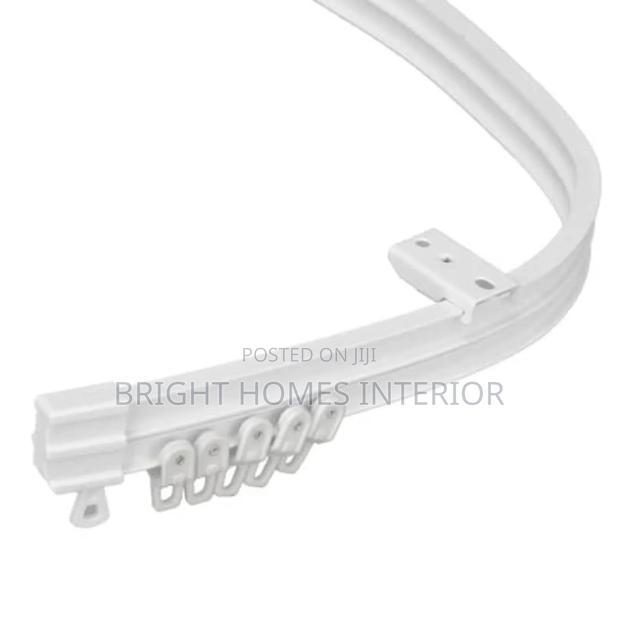 Bendable Curtain Rail Available in White - main view