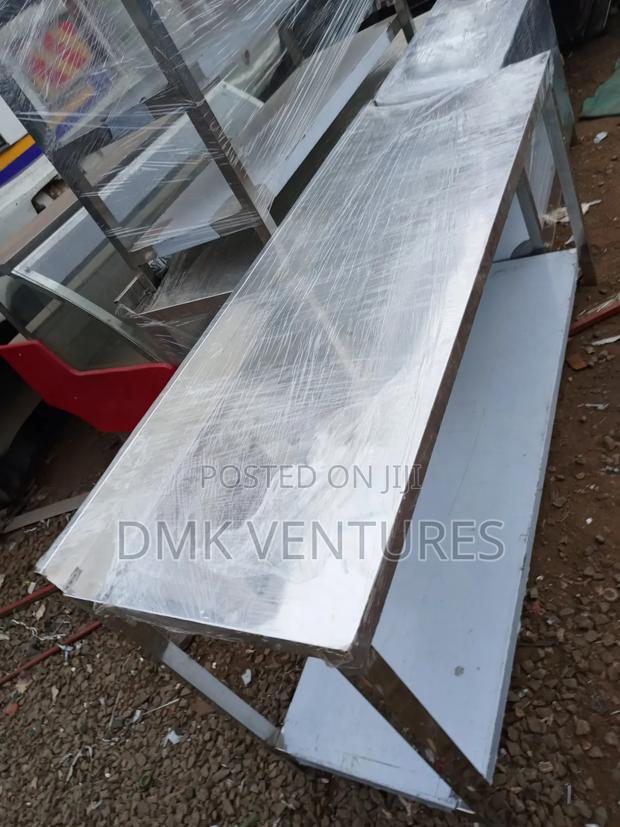8x2 Working Table Top, Stainless