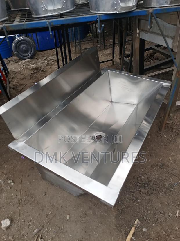 Modern Stainless Scrub Sink