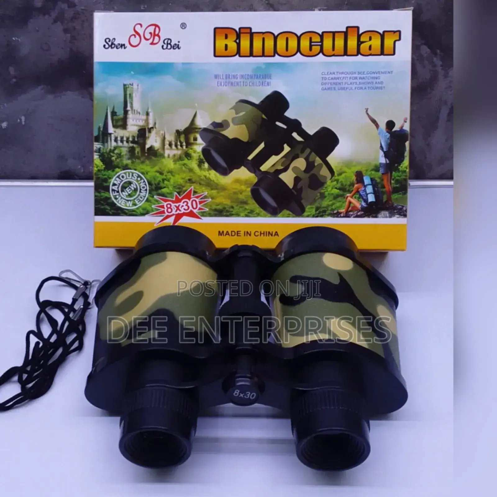 Kids Binoculars 
Military/ Combat Colour
8*30 Magnification