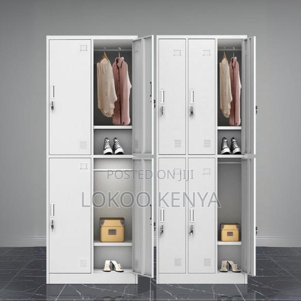 Office Cabinet : 6-Door Workplace Locker Cabinet