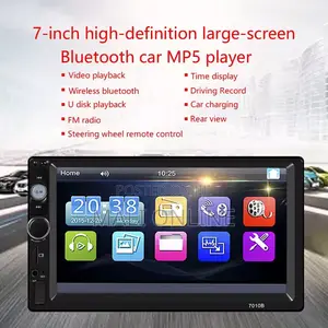 7" Double 2 Din Touch Screen Car Stereo Mp5 Player