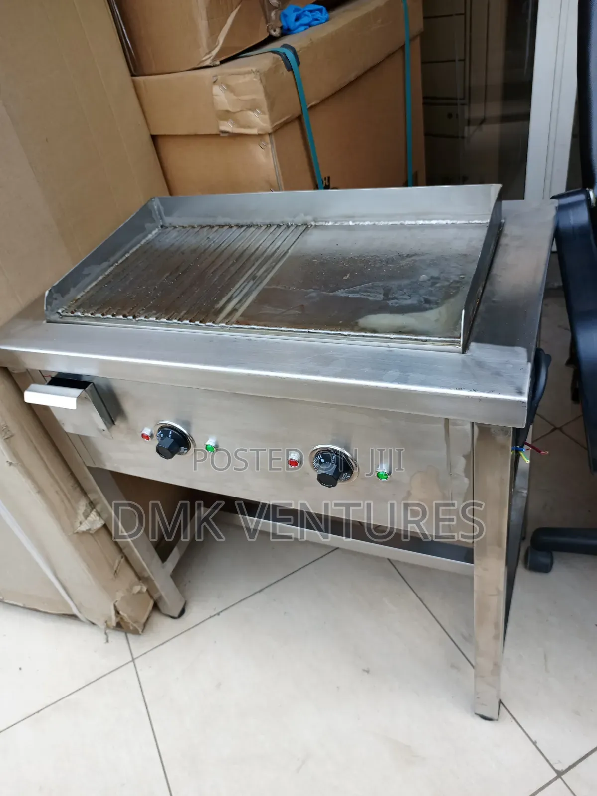 Half Grooved Fine Griddle