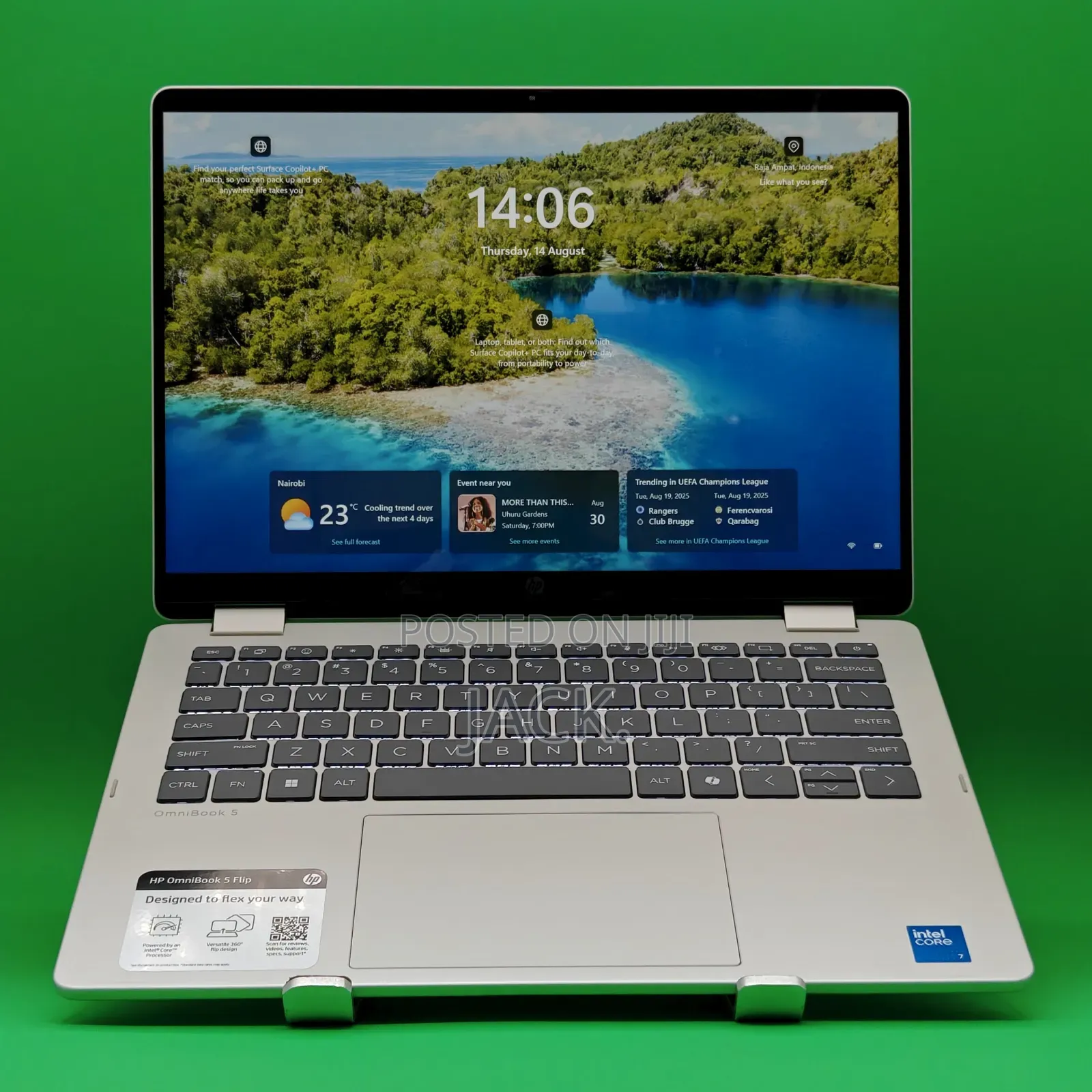 Laptop HP OmniBook 5 Flip 14-Fp0023dx 16GB Intel Core Ultra 7 SSD 1T