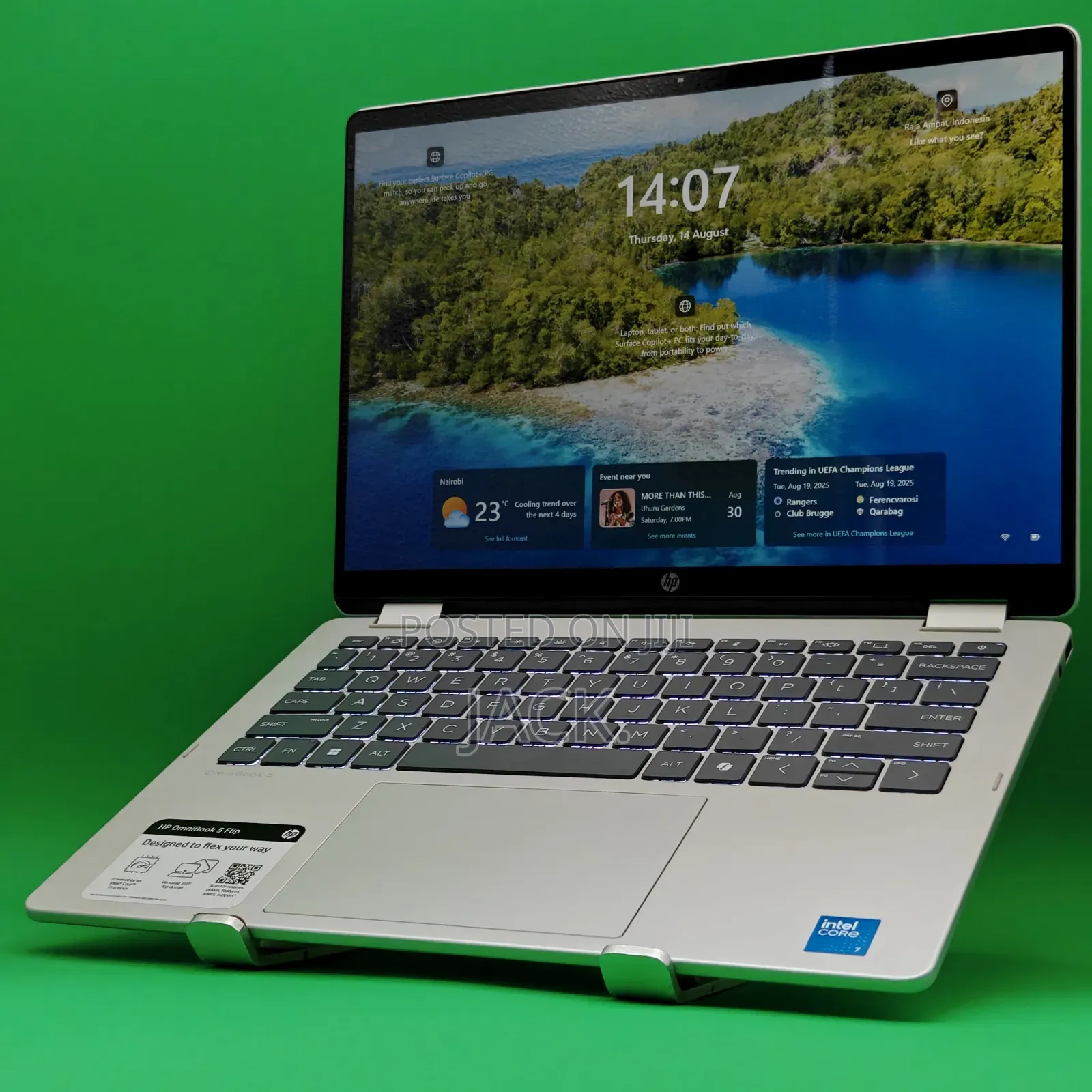 Laptop HP OmniBook 5 Flip 14-Fp0023dx 16GB Intel Core Ultra 7 SSD 1T