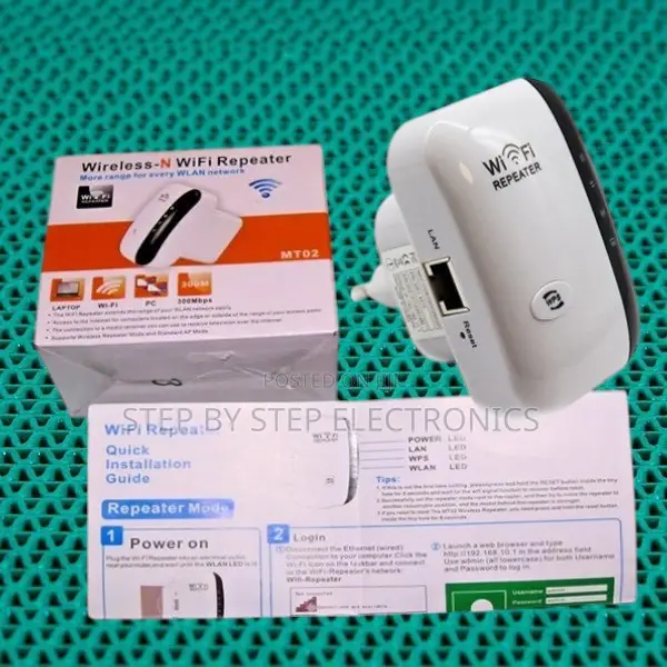 Plug and Play Setup Wifi Range Booster Extender 300mbps
