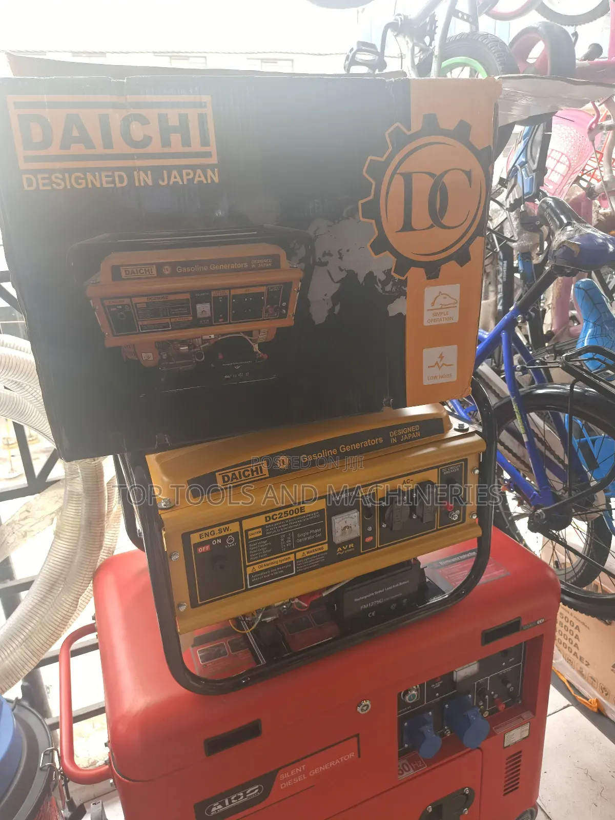 Daichi Japan 2.4kw 3kva Low Noise Petrol Generator