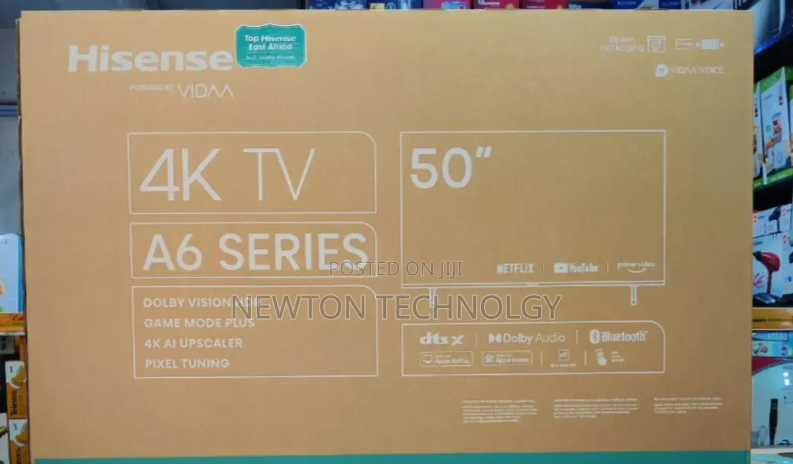 Hisense 50 Inches Smart Tv Frameless A6 Series