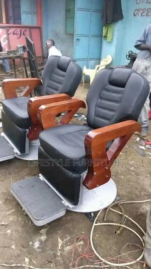 Executive Kinyozi Chairs With Wooden Arm's - main view