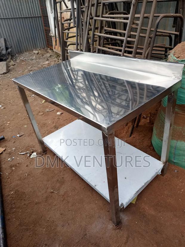 Heavy Gauge Affordable Working Table Top, Stainless