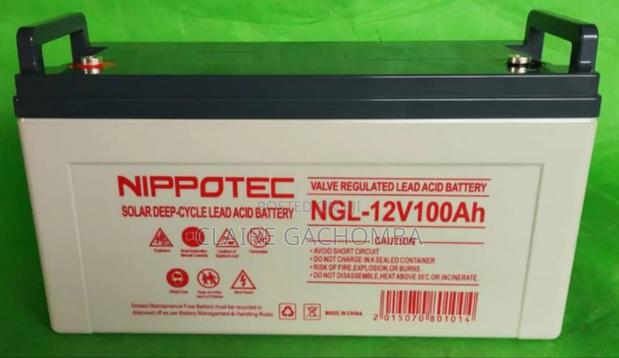 Nippotec 100ah Solar Battery - main view