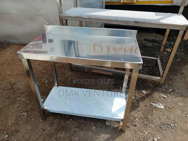 Fine Stainless Working Table at Nairobi - main view