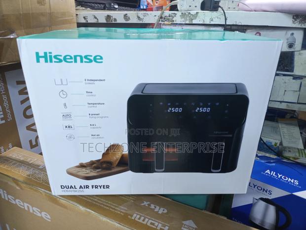 Hisense 8.6l Dual Airfryer (H09afbk2s5) With Multi Led Control 
