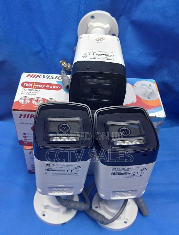 Full Time Full Color Hikvision Two-Way Audio Turbo Hd Fixed Camera