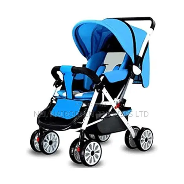 Blue Baby Stroller (606)